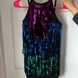 Dance sparkly tight romper!